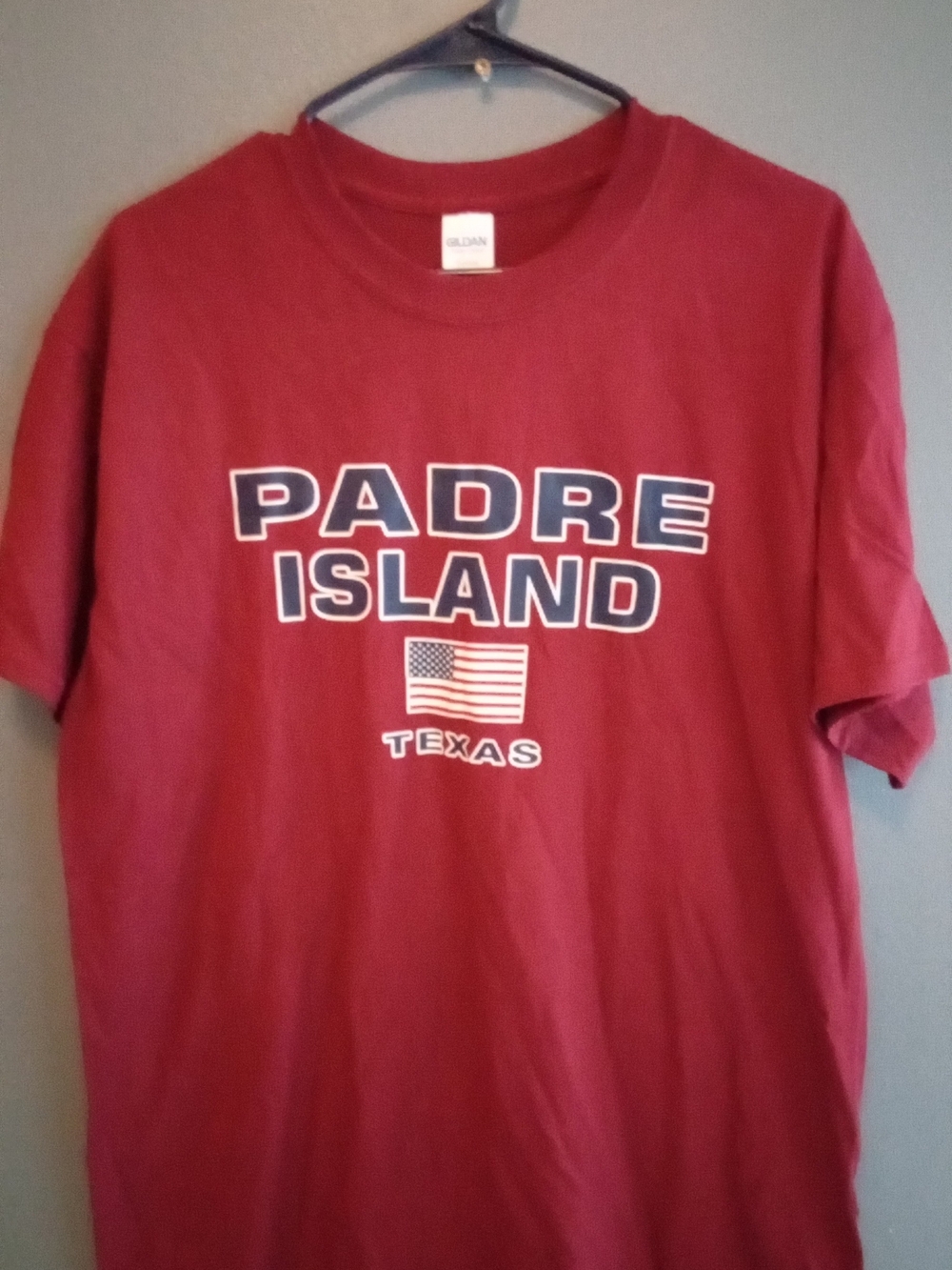 Padre Island Texas Graphic T-Shirt - Red